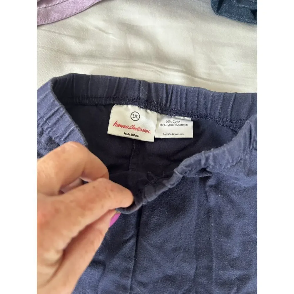 Hanna Andersson Navy Blue Capri size 110 5